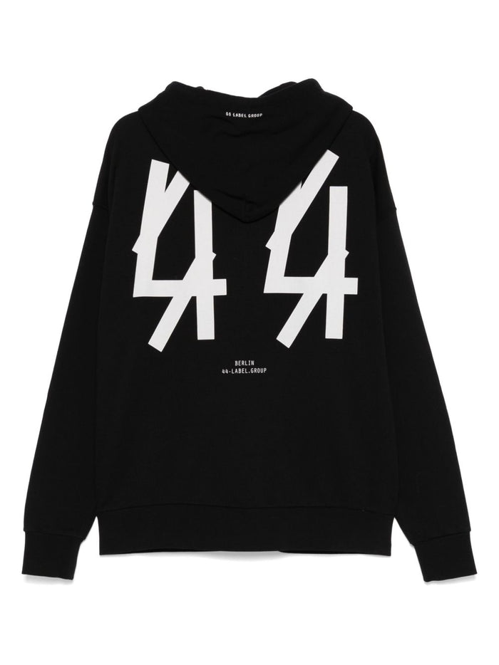 44 Label Group Felpa Nero Uomo 2