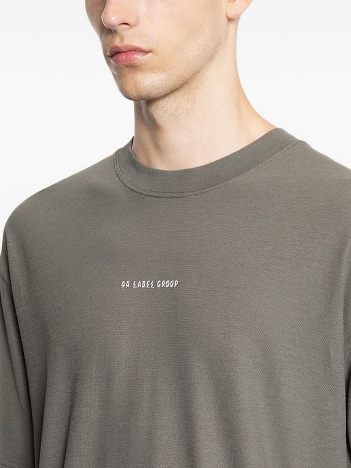 44 Label Group Men's Grey Logo T-shirt 3