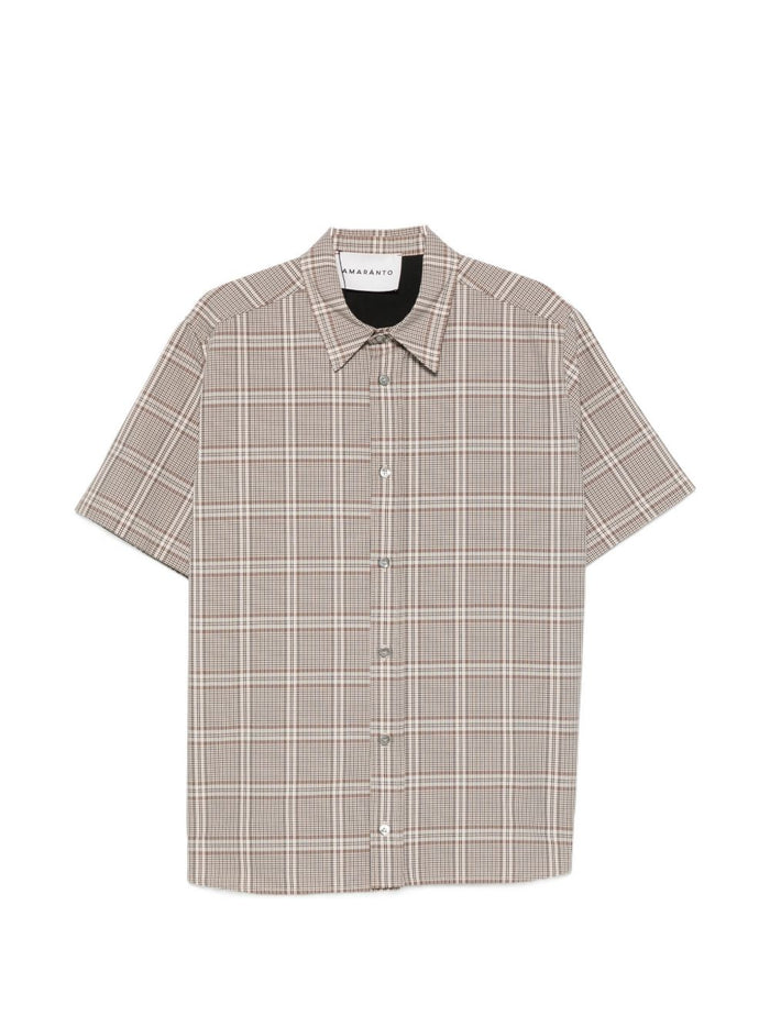 Amaranto Camicia Multicolore Uomo 1