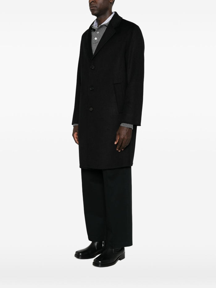 Amaranto Cappotto Nero Uomo 2