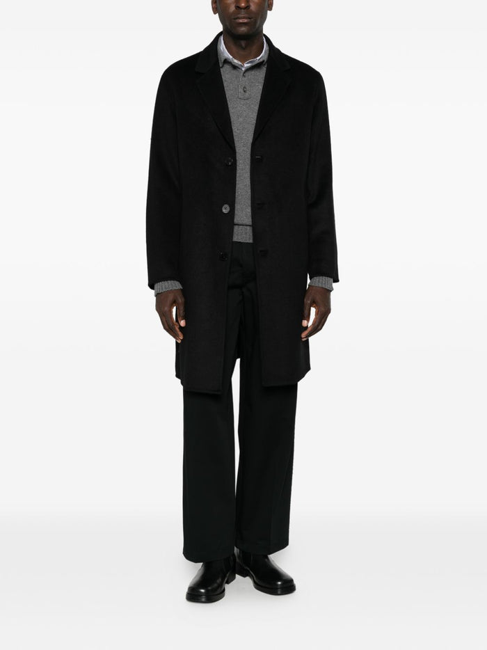 Amaranto Cappotto Nero Uomo 3