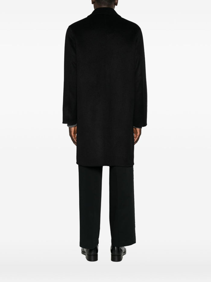 Amaranto Cappotto Nero Uomo 5