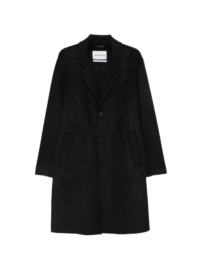 Amaranto Cappotto Nero Uomo 1