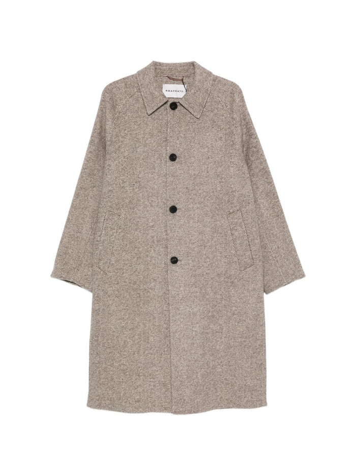 Amaranto Cappotto Marrone Uomo 1