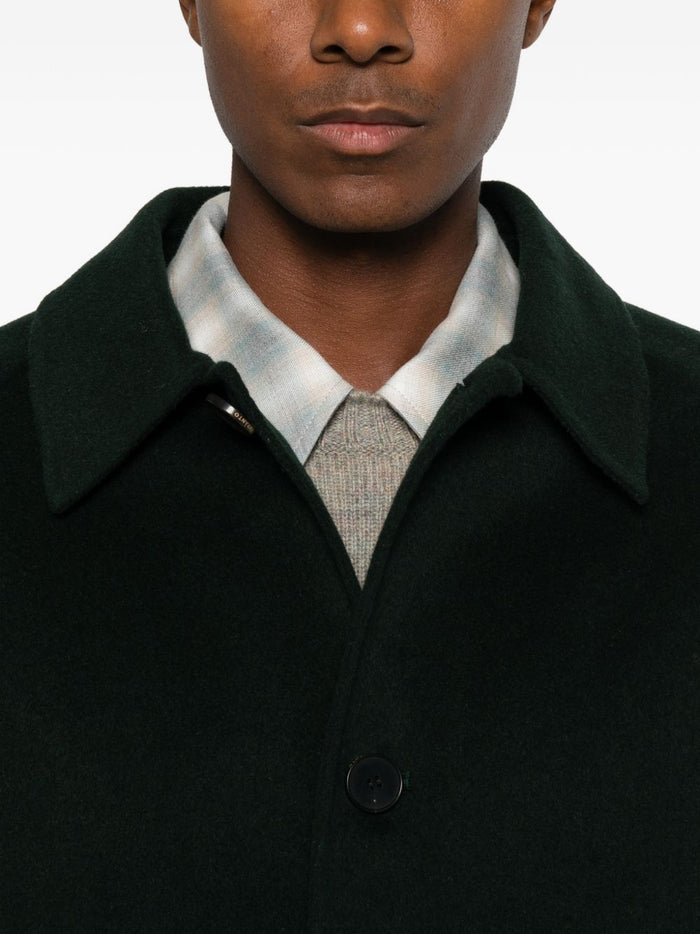 Amaranto Cappotto Verde Uomo 5