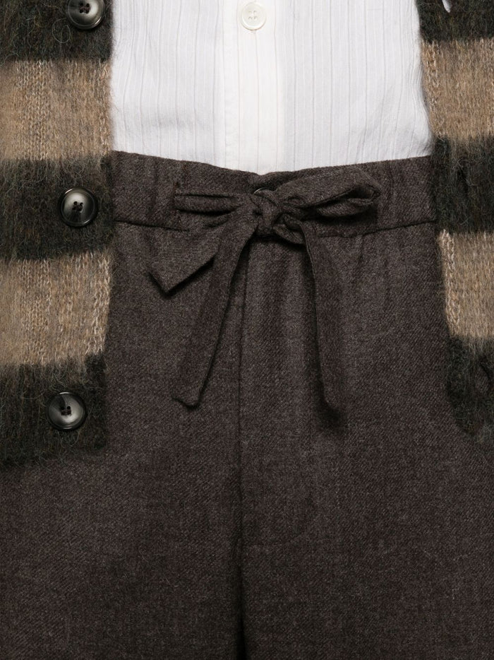 Amaranto Pantalone Grigio Uomo 4