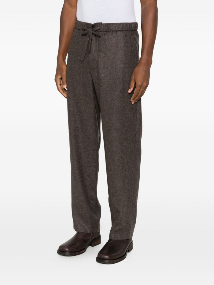 Amaranto Pantalone Grigio Uomo 5