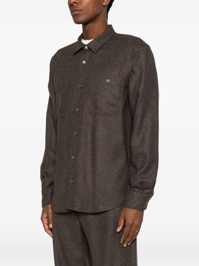 Amaranto Camicia Grigio Uomo 2