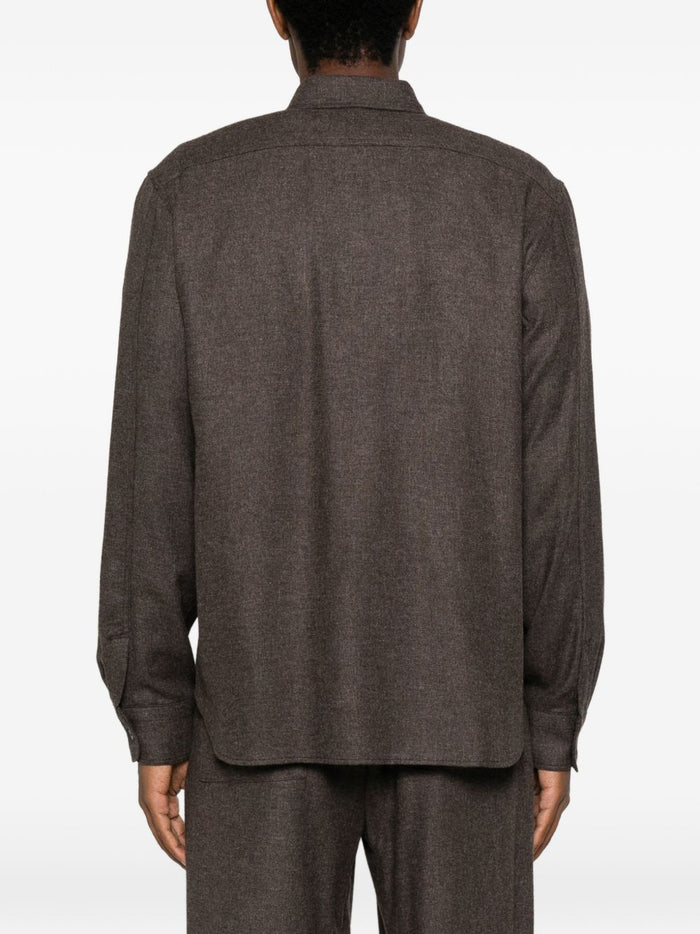 Amaranto Camicia Grigio Uomo 3