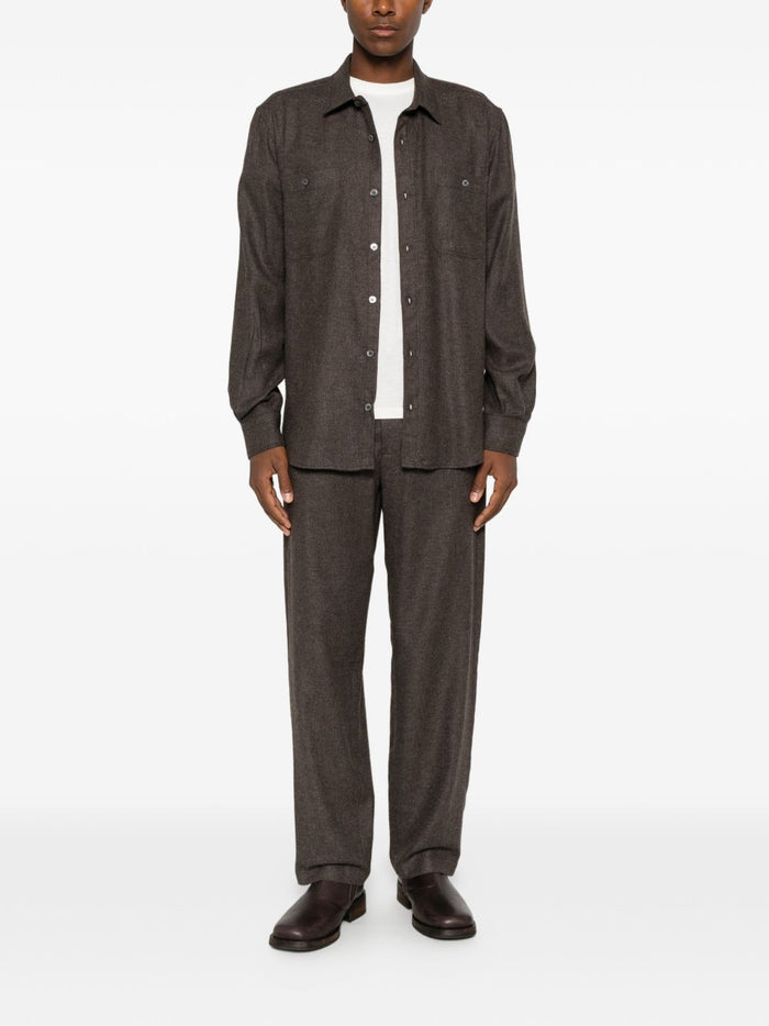 Amaranto Camicia Grigio Uomo 4