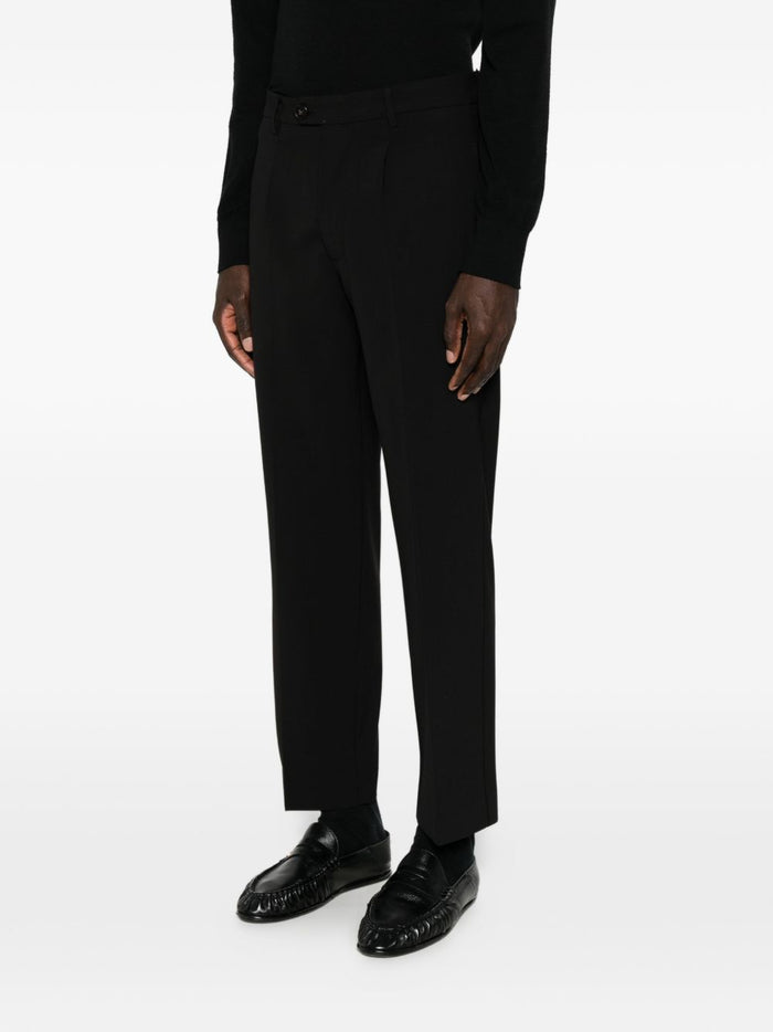 Amaranto Pantalone Nero Uomo 4