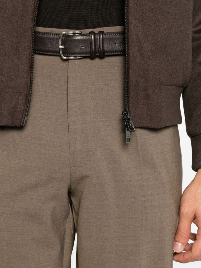 Amaranto Pantalone Marrone Uomo 2