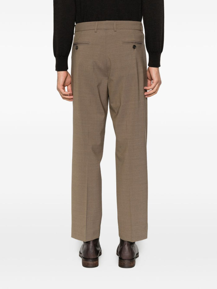 Amaranto Pantalone Marrone Uomo 3