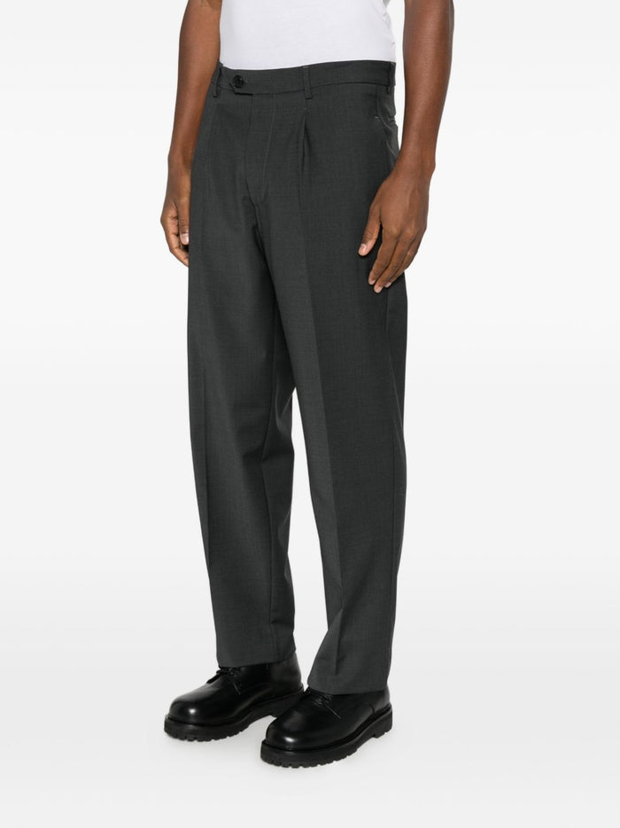Amaranto Pantalone Grigio Uomo 3