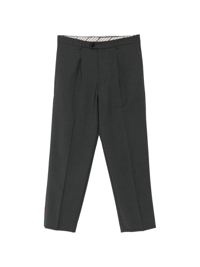 Amaranto Pantalone Grigio Uomo 1
