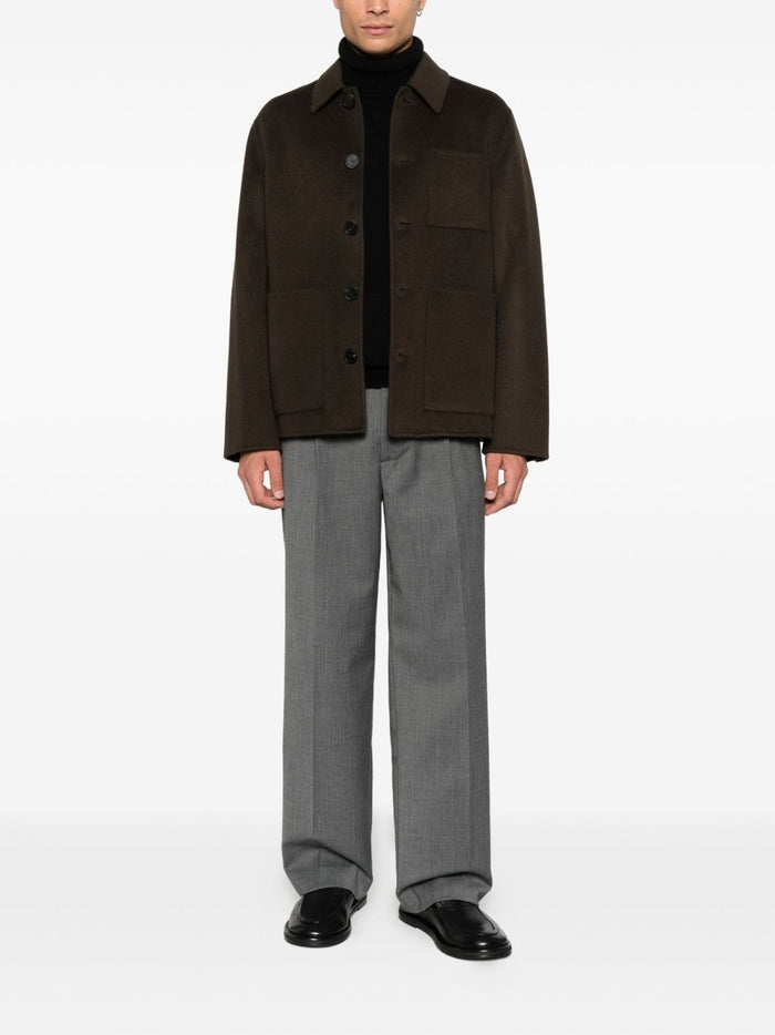 Amaranthbraune Jacke für Herren 1