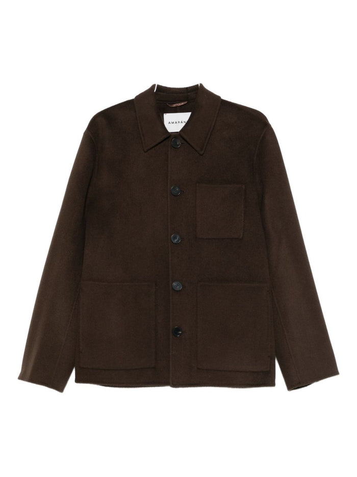 Amaranthbraune Jacke für Herren 4