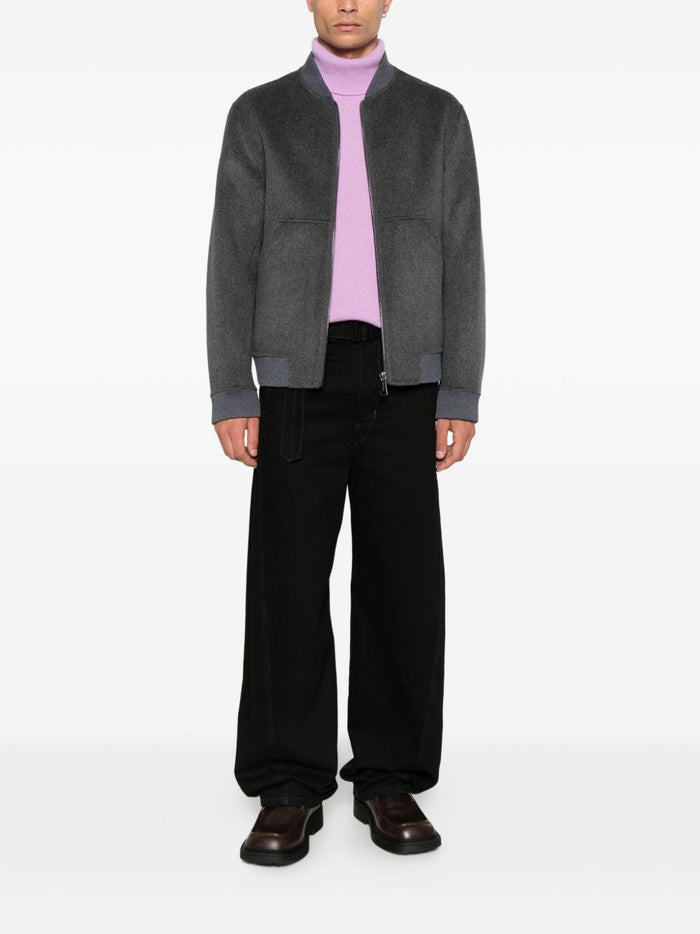 Amaranthgraue Jacke für Herren 4