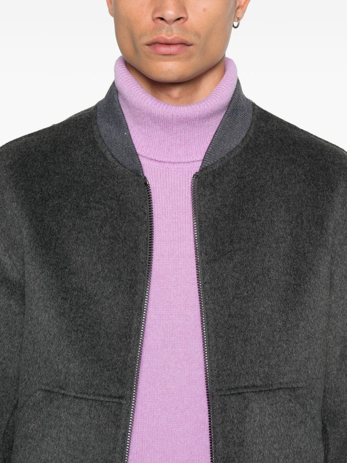 Amaranthgraue Jacke für Herren 5