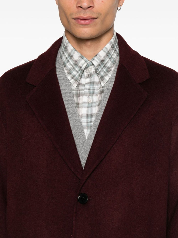 Amaranthfarbener Mantel für Herren 4