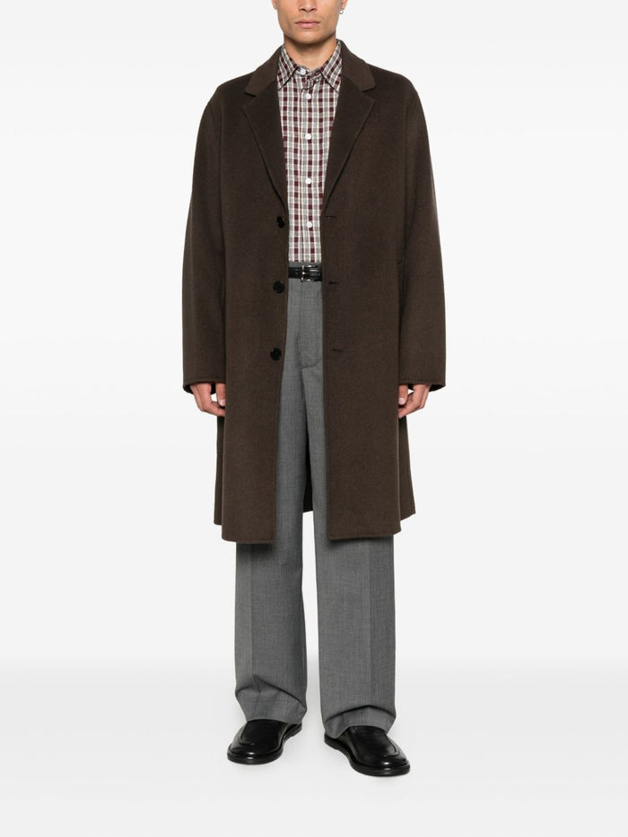 Amaranthbrauner Mantel für Herren 2