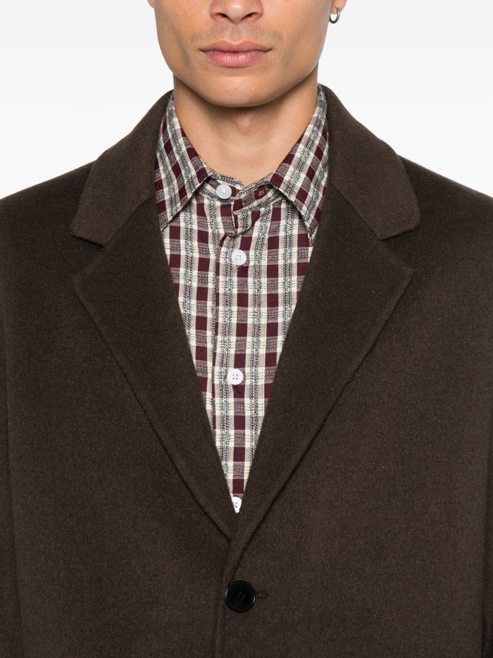 Amaranthbrauner Mantel für Herren 4