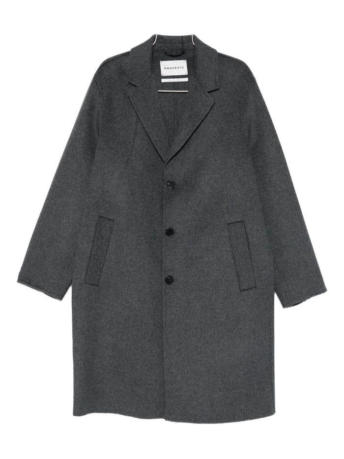 Amaranto Cappotto Grigio Uomo 1