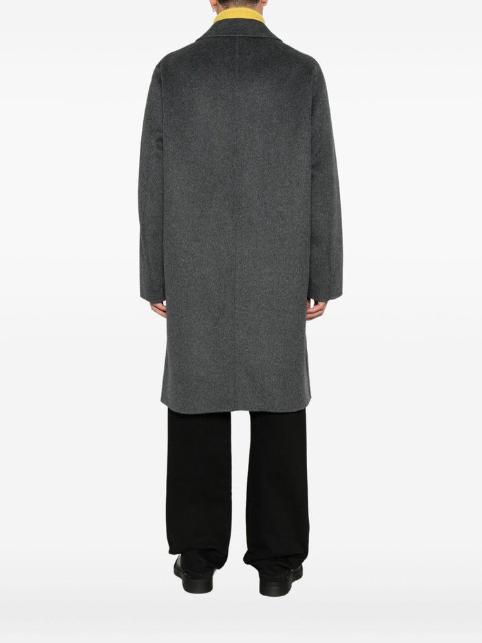 Amaranto Cappotto Grigio Uomo 2