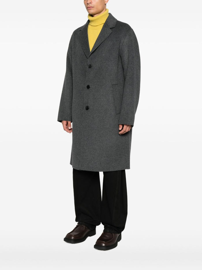 Amaranto Cappotto Grigio Uomo 3