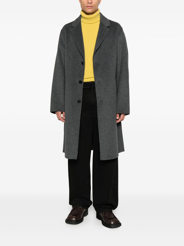 Amaranto Cappotto Grigio Uomo 4