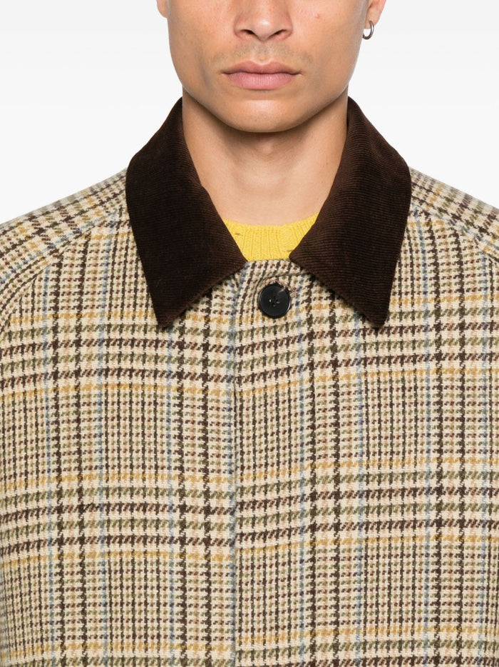 Amaranthbrauner Mantel für Herren 4