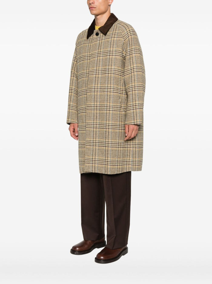 Amaranthbrauner Mantel für Herren 1