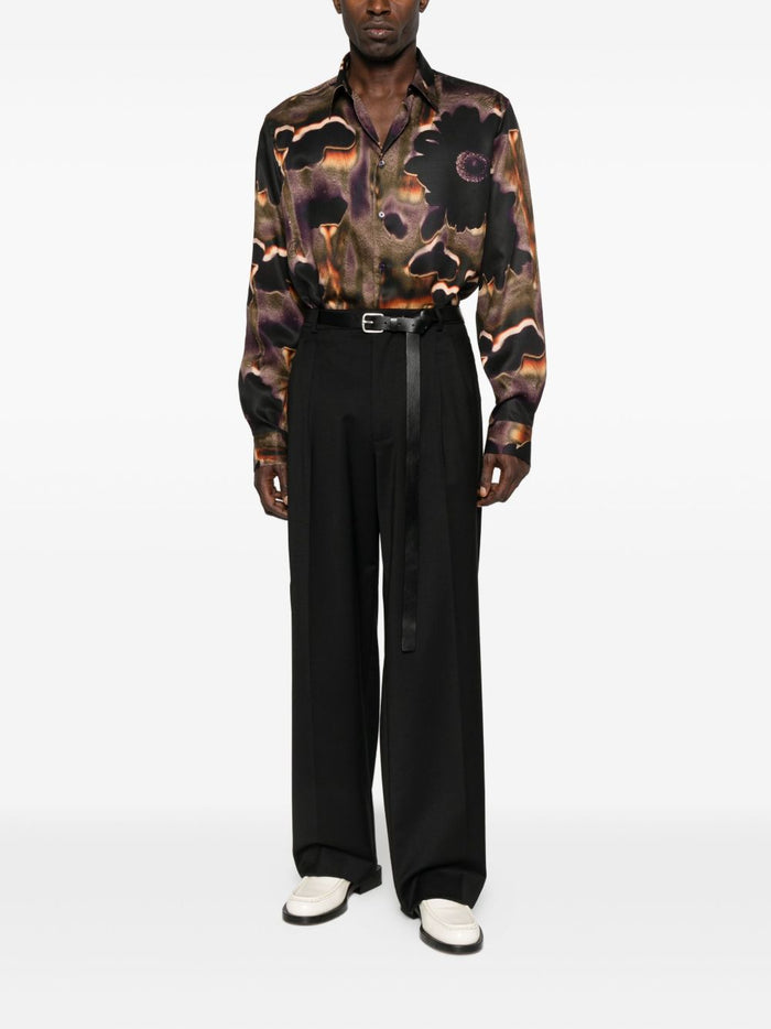 Amaranth Schwarze Hose für Herren 4