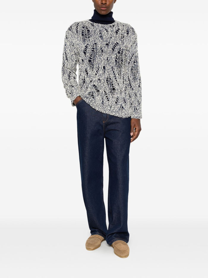 Amaranto Maglia Blu Uomo 4