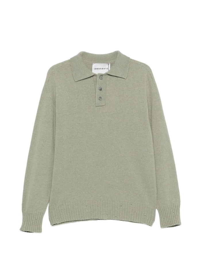 Amaranto Polo Verde Uomo 1