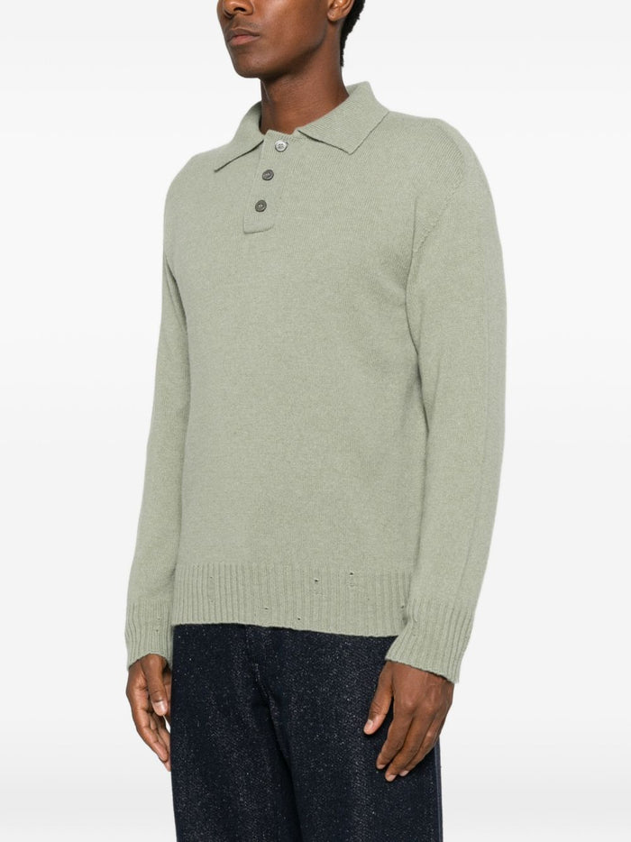 Amaranto Polo Verde Uomo 4