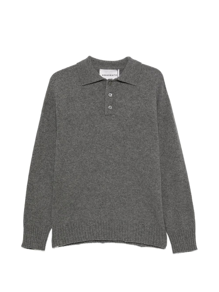 Amaranto Polo Grigio Uomo 1