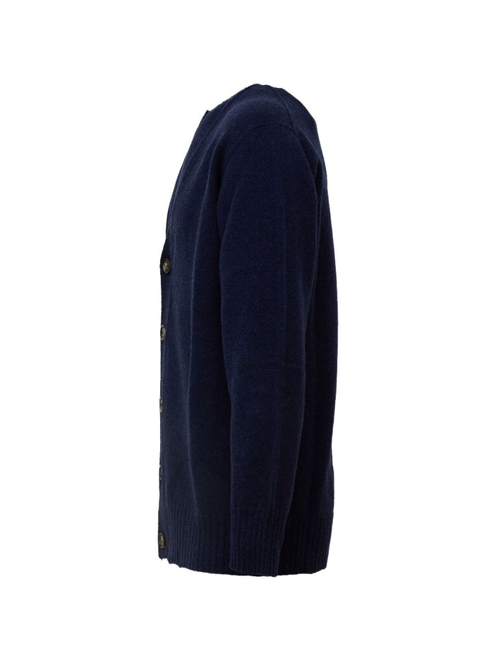 Amaranto Cardigan Blu Uomo 3