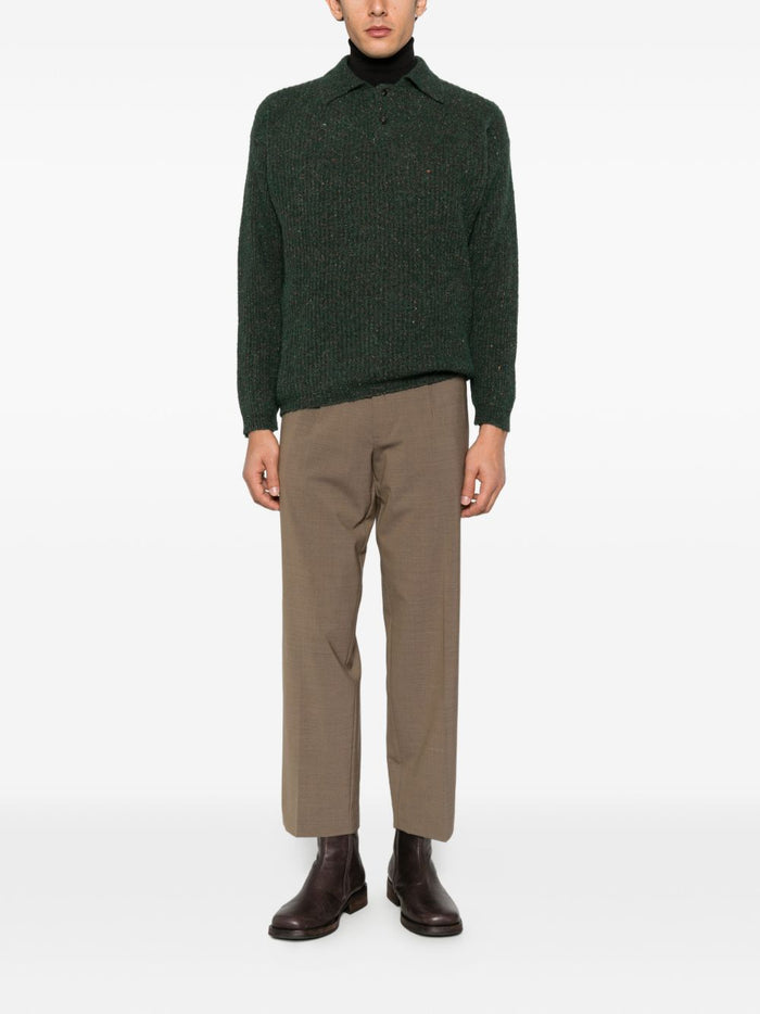 Amaranto Polo Verde Uomo 5