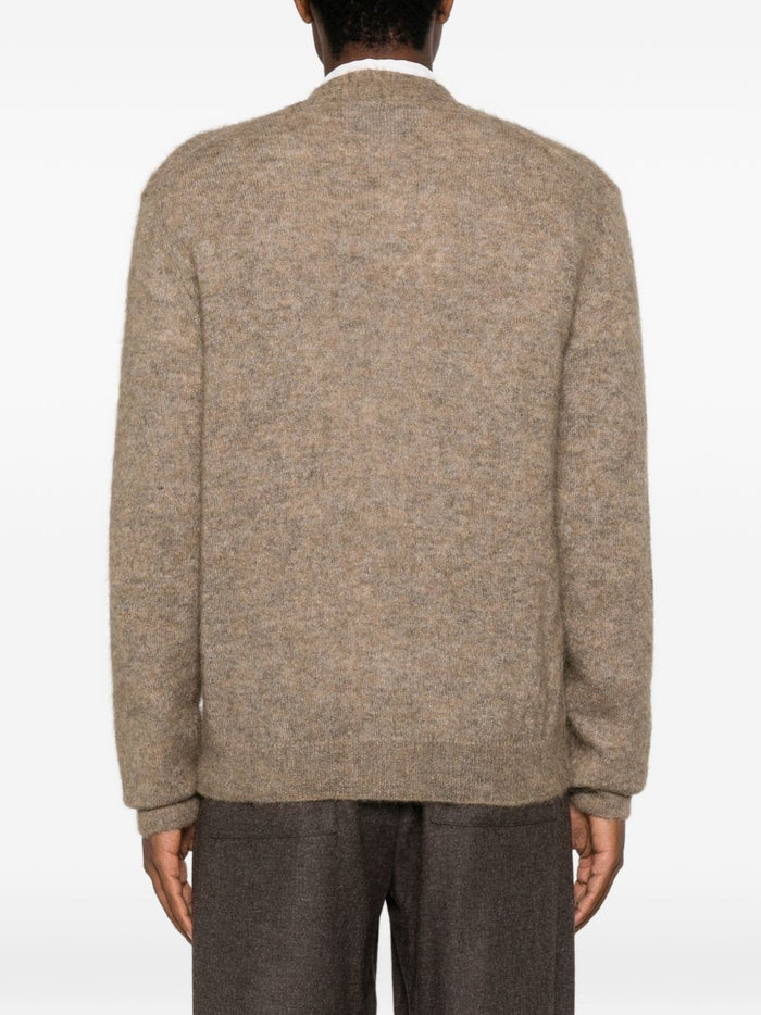 Amaranto Cardigan Avena Uomo 5