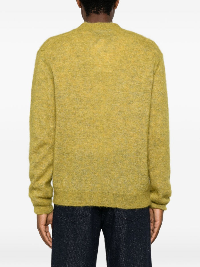 Amaranto Cardigan Verde Uomo 2