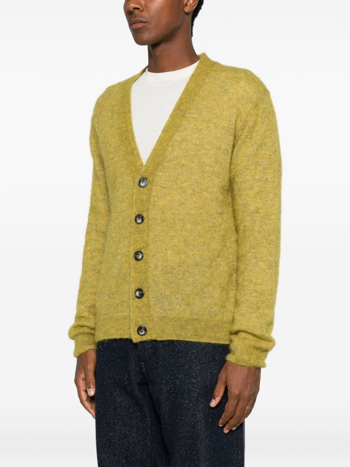 Amaranto Cardigan Verde Uomo 3