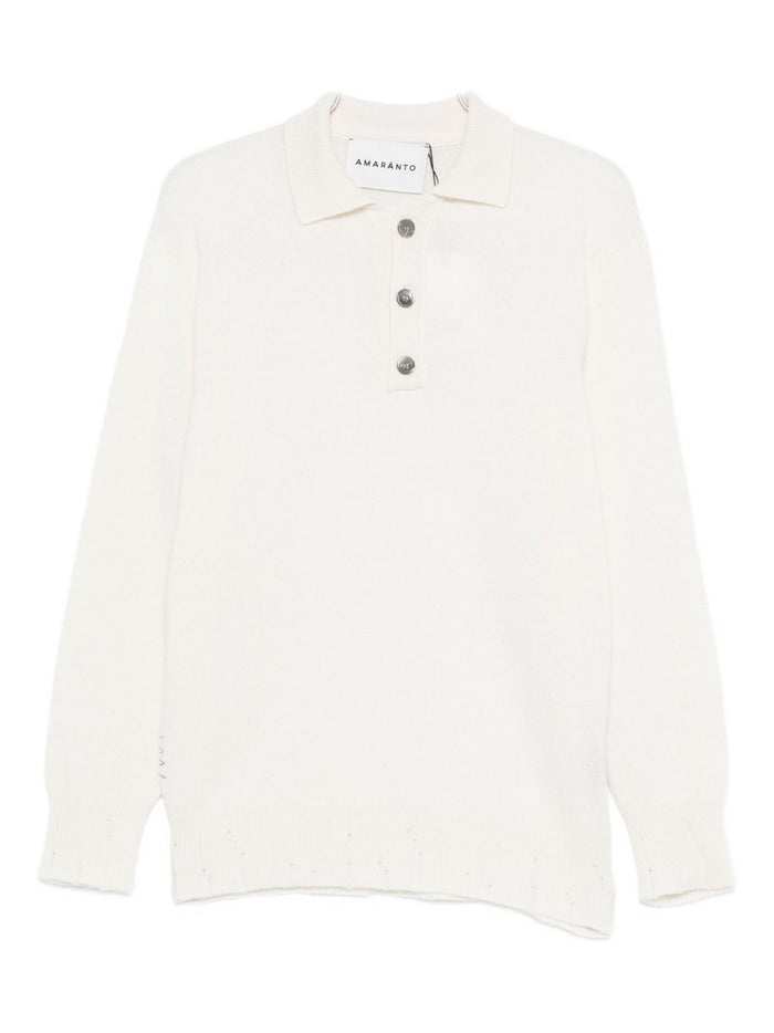 Amaranth Weißes Sweatshirt für Herren 1