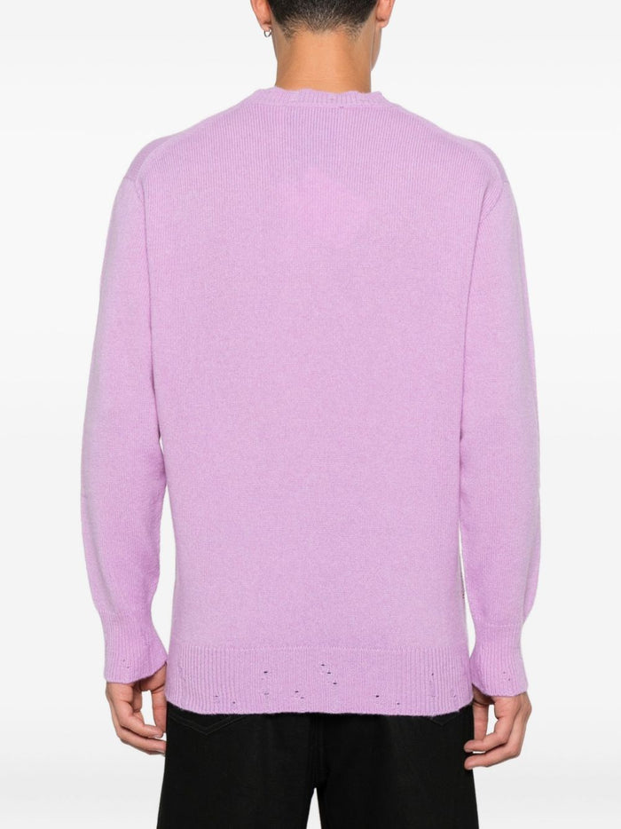 Amaranth-lila Sweatshirt für Herren 4