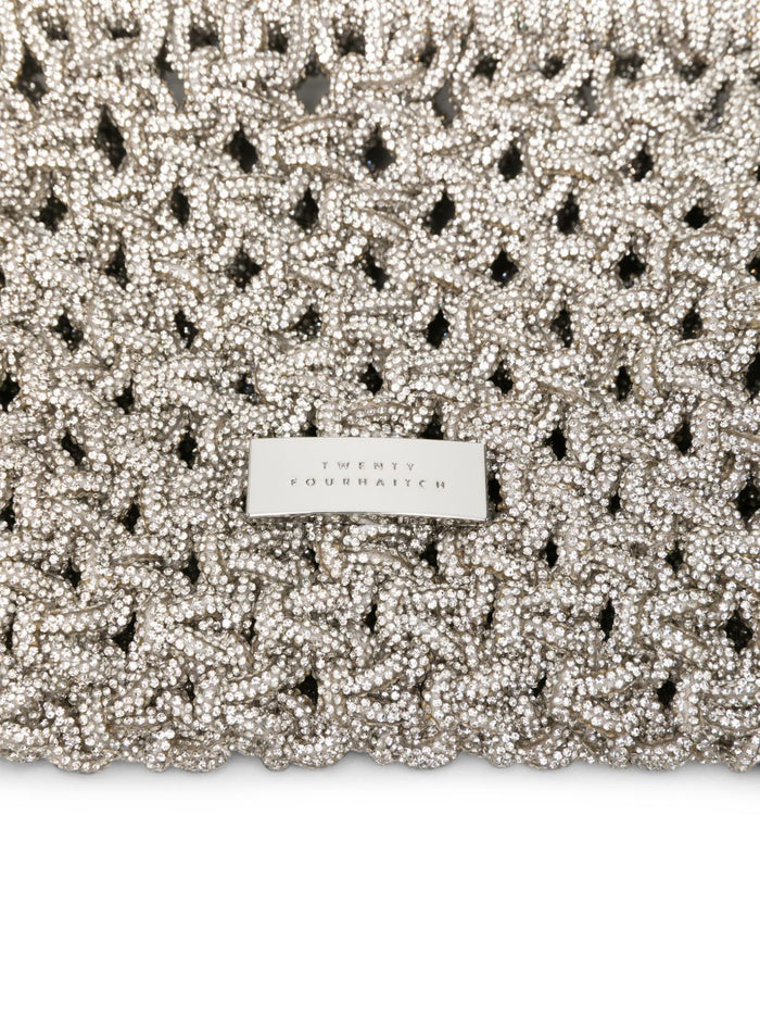 Twentyfourhaitch Borsa Argento Donna 5
