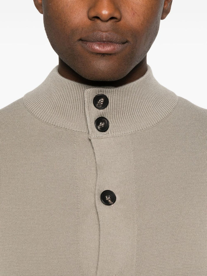 Filippo De Laurentis Cardigan Grigio Uomo con Tasche 4