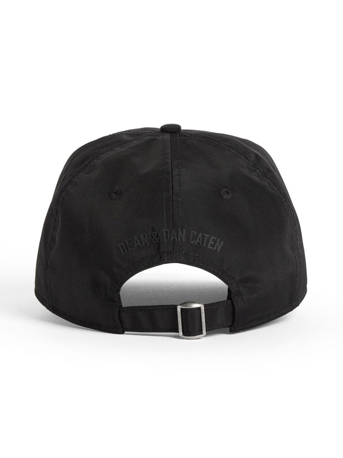 Dsquared2 Uomo Cappellino Nero Logo in Tono 2