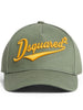 Dsquared2 Cappellino Verde Uomo Ricamo Logo 1