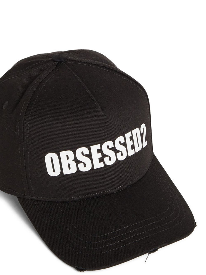 Dsquared2 Cappellino Nero Uomo Obsessed2 2