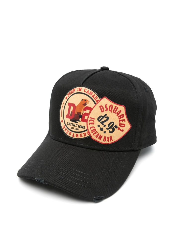 Dsquared2 Cap Black Man 1